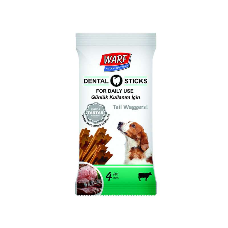 تشویقی سگ وارف مدل Dental Stick Beef وزن 70 گرم