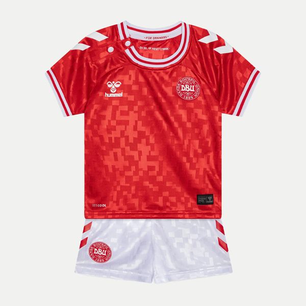 ست تی شرت و شلوارک ورزشی پسرانه هامل مدل DENMARK DBU HOME MINI -  - 1
