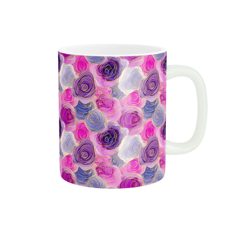 ماگ پاد آفرین طرح گل کد 5438