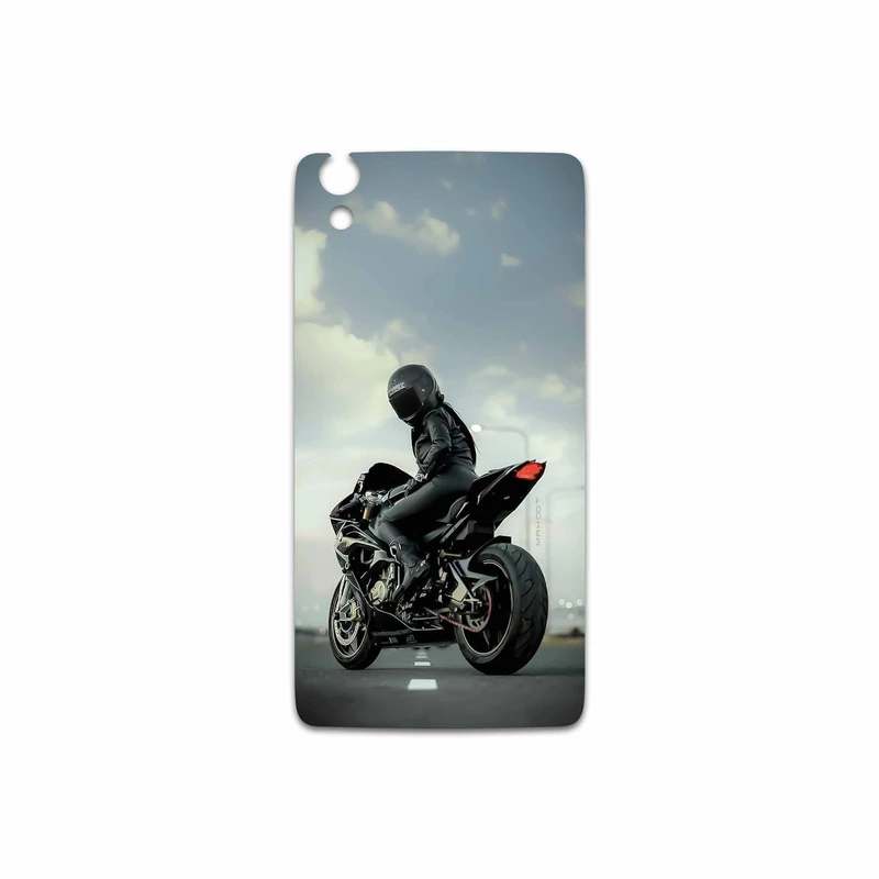 برچسب پوششی ماهوت مدل Motorcycling مناسب برای گوشی موبایل بلک بری DTEK 50