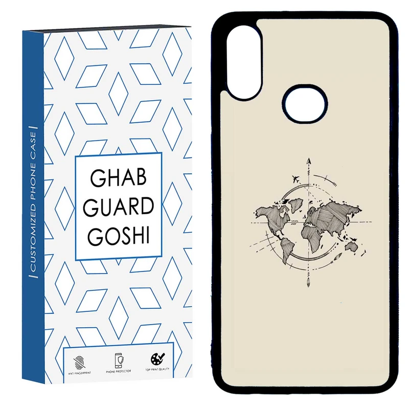 کاور قاب گارد گوشی طرح نقشه کد TPU-175 مناسب برای گوشی موبایل سامسونگ GALAXY A10S