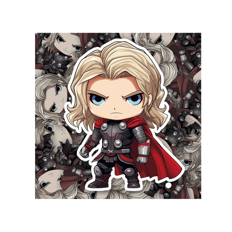استیکر لپ تاپ و موبایل مدل سریال طرح تور اونجرز Thor Avengers کد 3160