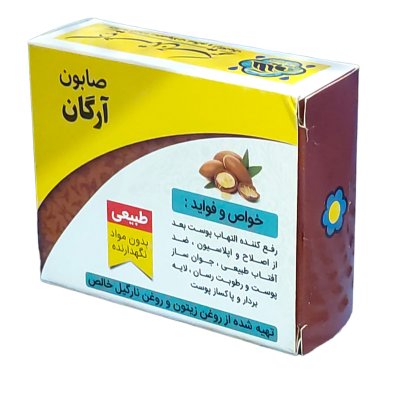 صابون شستشو گیاهستان حکیم مدل آرگان وزن 70 گرم بسته 20 عددی صابون شستشو گیاهستان حکیم مدل آرگان وزن 70 گرم بسته 20 عددی