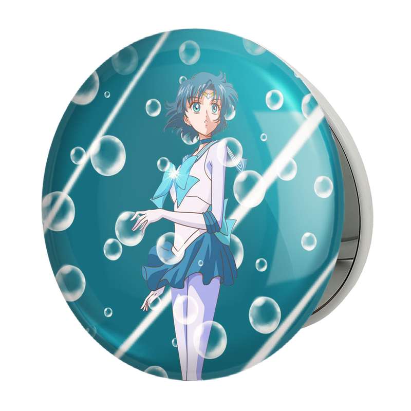 آینه جیبی خندالو طرح امی میزونو انیمه سیلور مون Sailor Moon مدل تاشو کد 17428