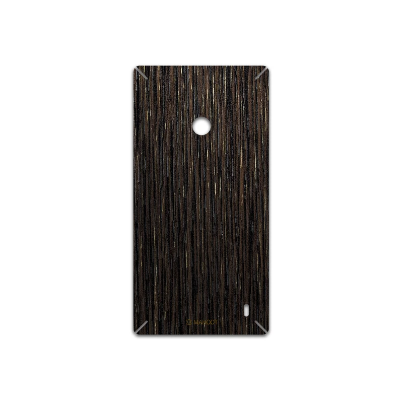 برچسب پوششی ماهوت مدل Dark-Gold-Stripes-Wood مناسب برای گوشی موبایل نوکیا Lumia 520
