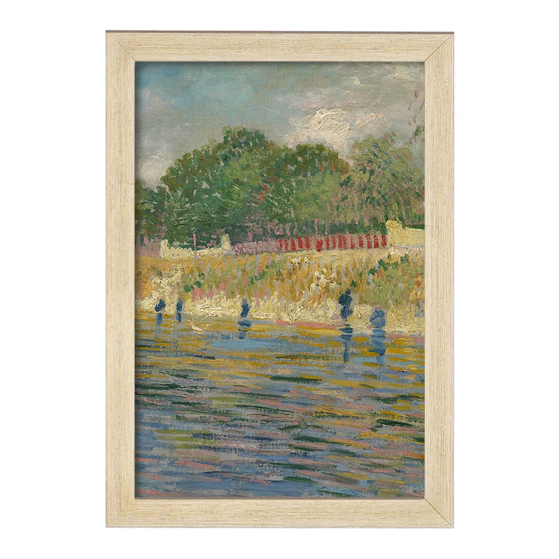 تابلو خندالو مدل بانک سن ونسان ونگوگ (Van Gogh) کد 36803