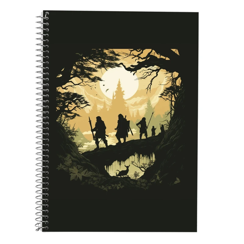 دفتر لغت 50 برگ مدوپد طرح  ارباب حلقه ها The Lord of the Rings کد DF3021