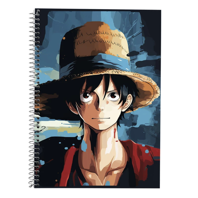 دفتر زبان 50 برگ مدوپد مدل دوخط طرح وان پیس One Piece کد DF11740