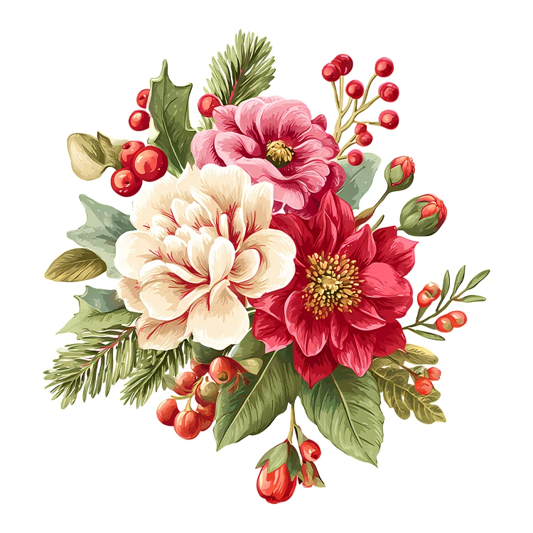 استیکر پارچه و لباس پاد آفرین مدل کارتونی طرح گل کد S6044