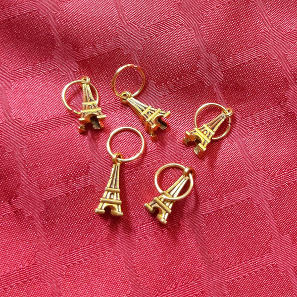 حلقه مو زنانه طرح برج ایفل مدل EIF 01