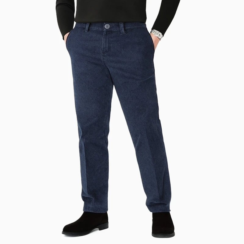 شلوار آزاد مردانه مدل کتان کبریتی کد sh178