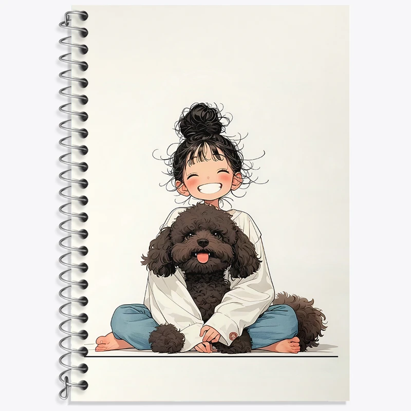 دفتر نت موسیقی 50 برگ خندالو طرح دخترانه کیوت کد N3010