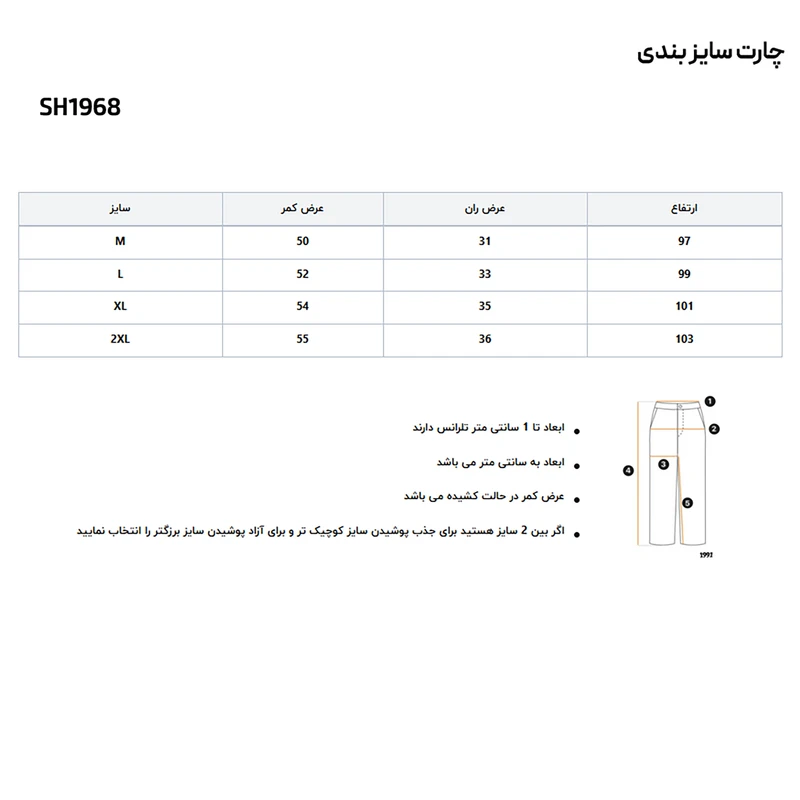 عکس شماره 4 : شلوار ورزشی مردانه 1991 مدل sh1968 g