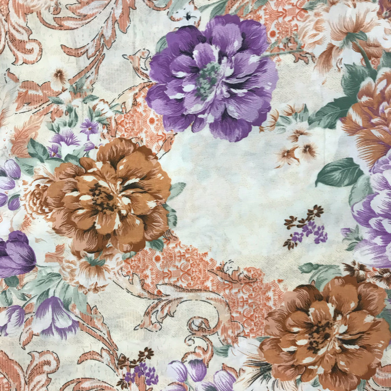 پارچه ملحفه مدل گل ماه کد 02