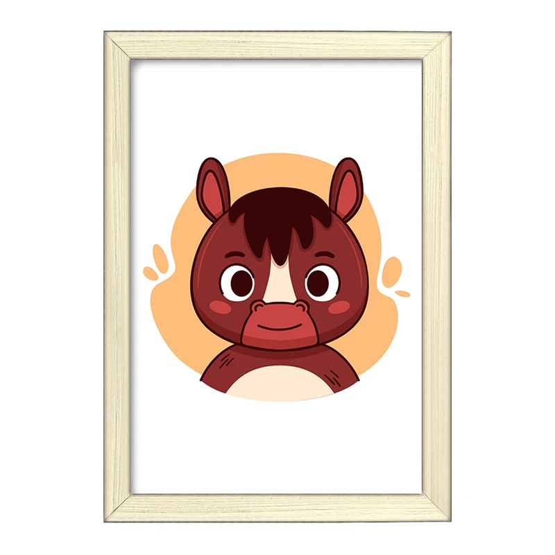 تابلو خندالو طرح اسب حیوانات بامزه کد 37166