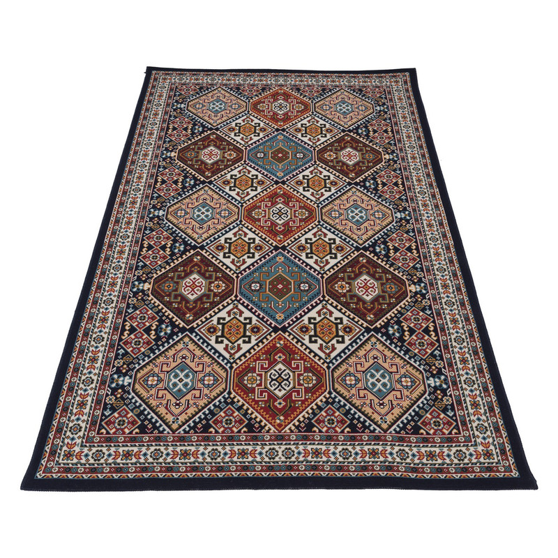 گلیم ماشینی دنیای فرش مدل مرجان