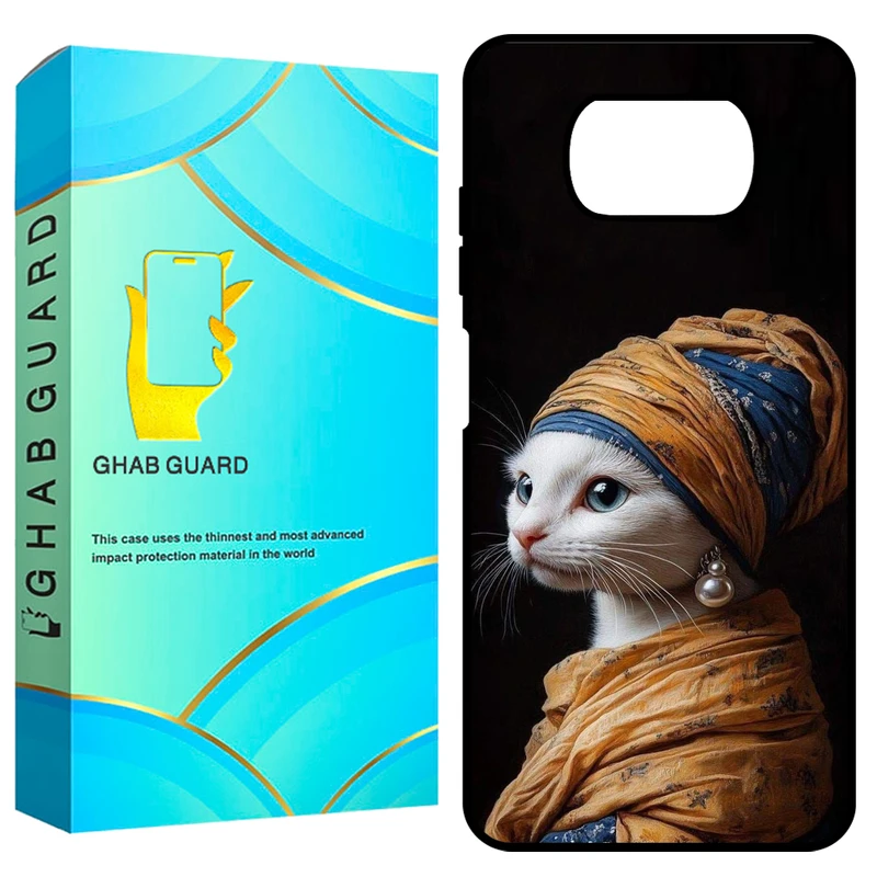 کاور قاب گارد طرح گربه مدل GCHPX3 مناسب برای گوشی موبایل شیائومی Poco X3 / X3 NFC / X3 Pro