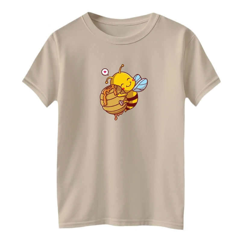 تی شرت آستین کوتاه بچگانه مدل زنبوری کد02