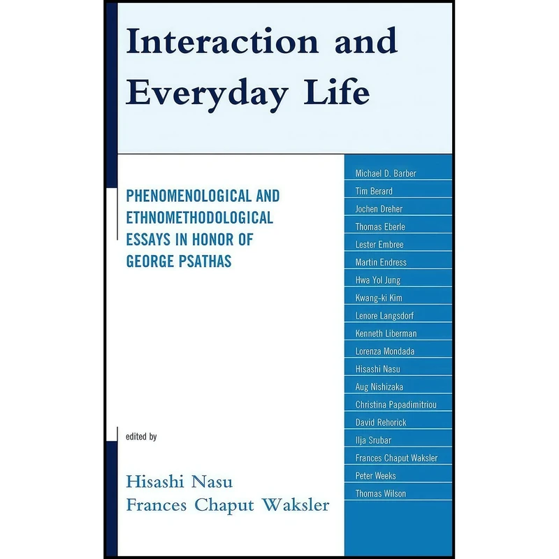 کتاب Interaction and Everyday Life اثر جمعی از نویسندگان انتشارات Lexington Books