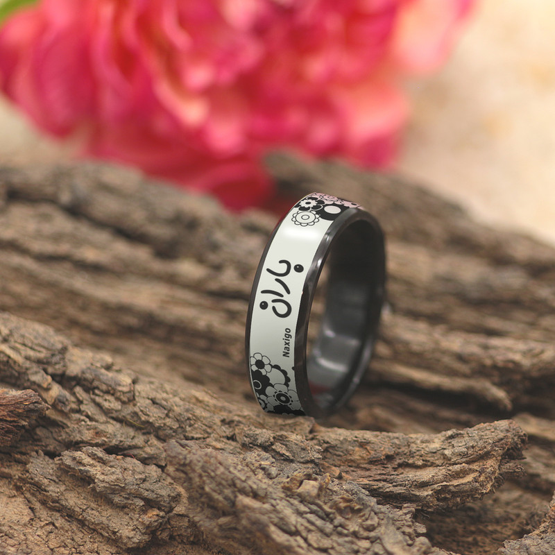 انگشتر ناکسیگو طرح باران مدل RG5049