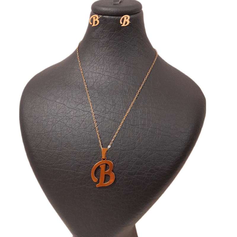 نیم ست زنانه مدل حرف B کد t.s40220 نیم ست زنانه مدل حرف B کد t.s40220