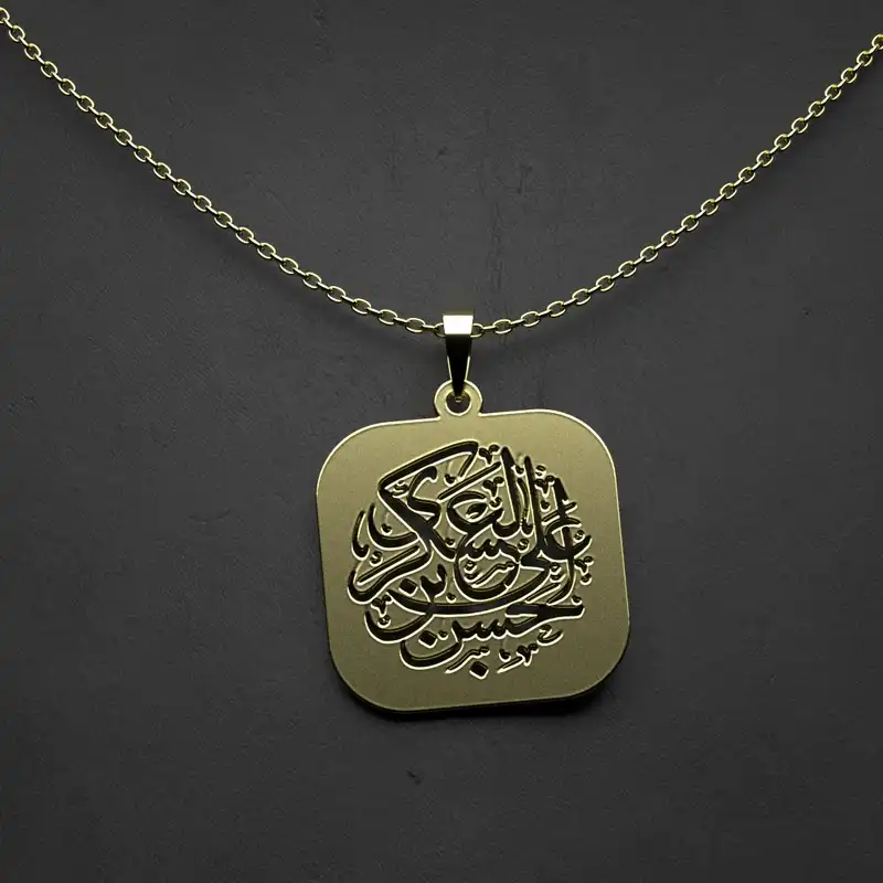 گردنبند طلا 18 عیار زنانه مدوپد مدل گل کد CA11050