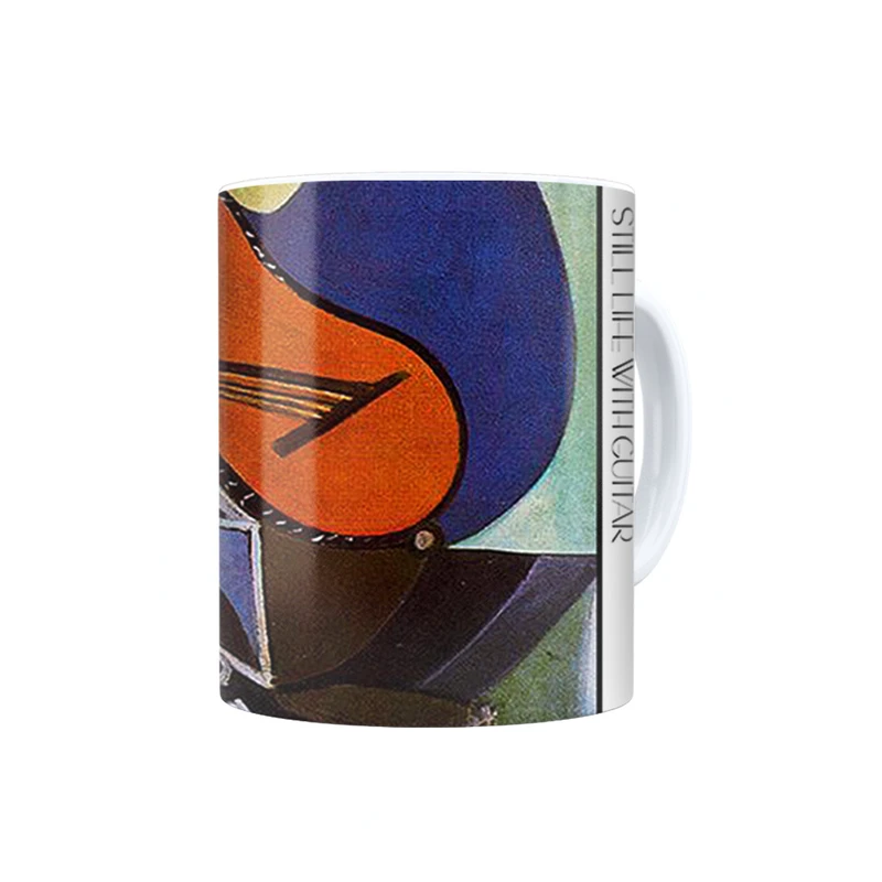 ماگ ترمه طراحان ایده مدل طبیعت بی جان با گیتار از پیکاسو کد art0325