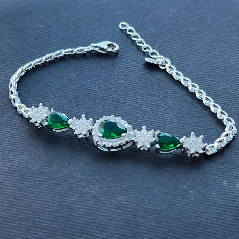 دستبند نقره زنانه مدل 30536