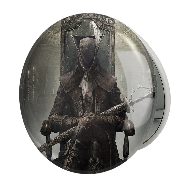 آینه جیبی خندالو طرح بازی بلاد بورن Blood Borne مدل تاشو کد 30063