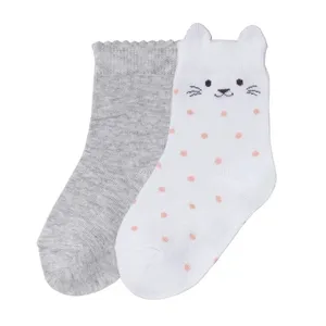 جوراب دخترانه مدل 003 مجموعه دو عددی 