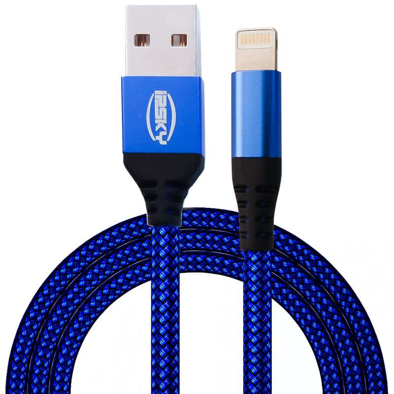 کابل تبدیل USB به لایتنینگ آی پی اسکای مدل 002 طول 1.1 متر