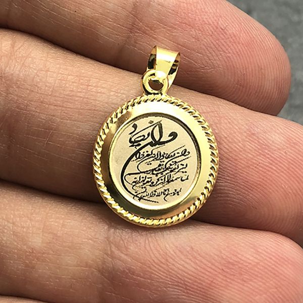آویز گردنبند طلا 18 عیار زنانه دوست خوب مدل dk851 -  - 3