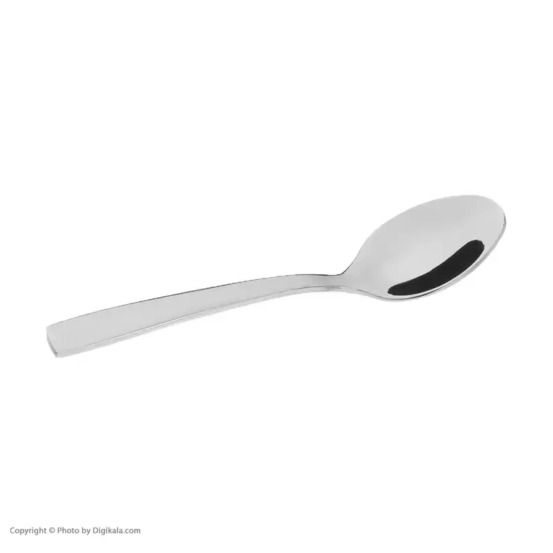 قاشق چای خوری ناب استیل مدل فلورانس