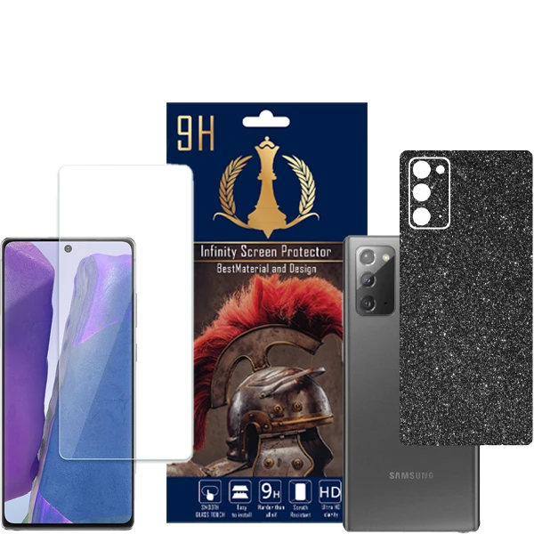  برچسب پوششی اینفینیتی مدل PRO MAX مناسب برای گوشی موبایل سامسونگ Galaxy NOTE 20 به همراه محافظ صفحه نمایش