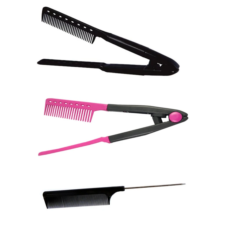 شانه کراتین مو  کد 065 بسته 3 عددی