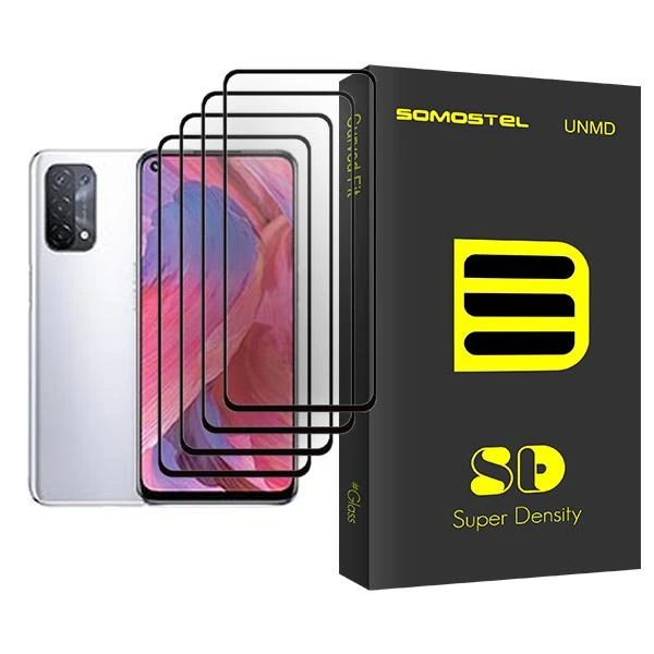 محافظ صفحه نمایش سوماستل مدل SD Glass MIX004 مناسب برای گوشی موبایل اوپو A74 5G بسته چهار عددی