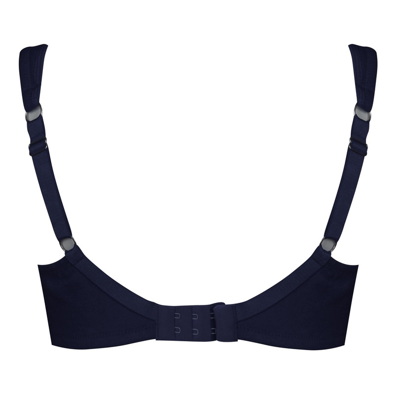 سوتین زنانه اما مدل بدون فنر کد 4928-4100 رنگ سرمه ای