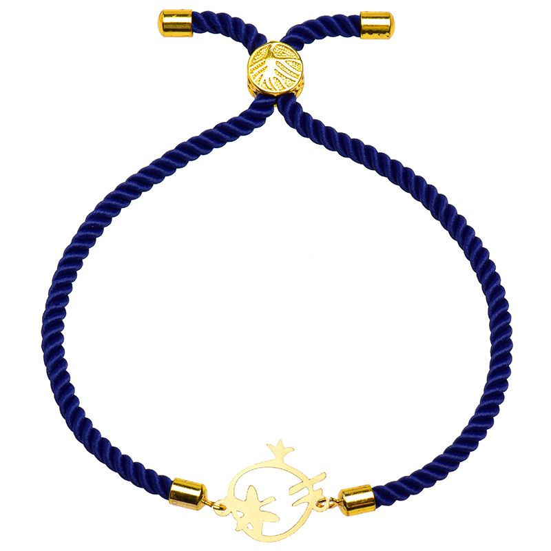 دستبند طلا 18 عیار زنانه کرابو طرح انار مدل Kr17850 -  - 1