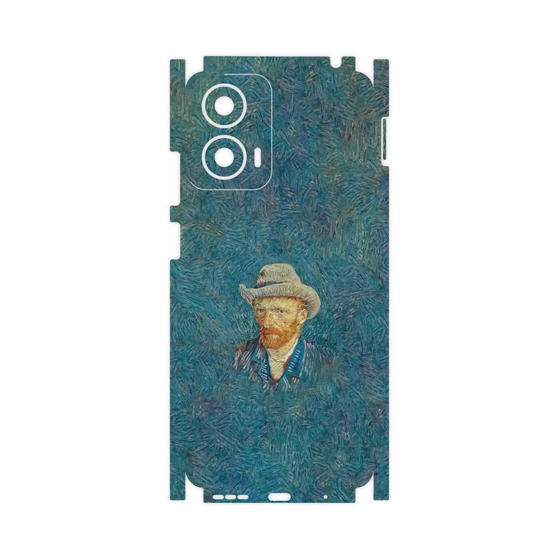 برچسب پوششی ماهوت مدل Self portrait with a gray felt hat-FullSkin مناسب برای گوشی موبایل موتورولا Moto G24