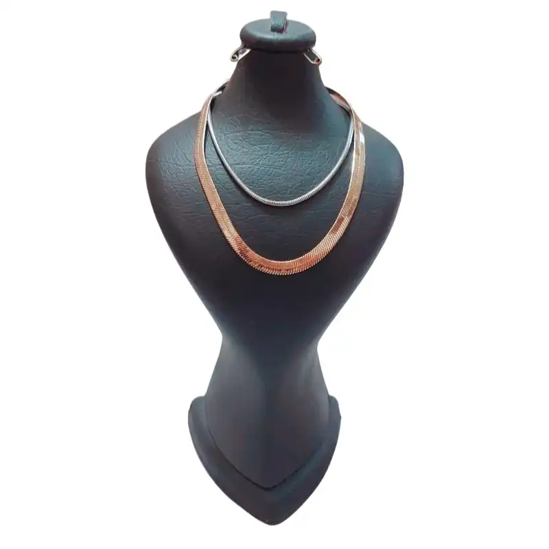 زنجیر زنانه مدل ماری مجموعه 2 عددی