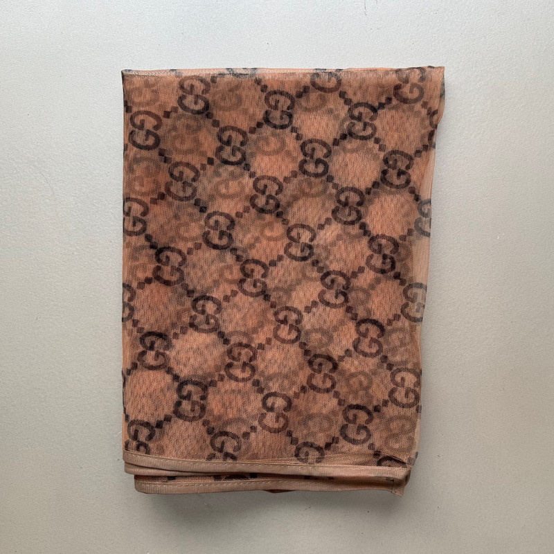 شال زنانه مدل توری زنجیری تابستانی نازک