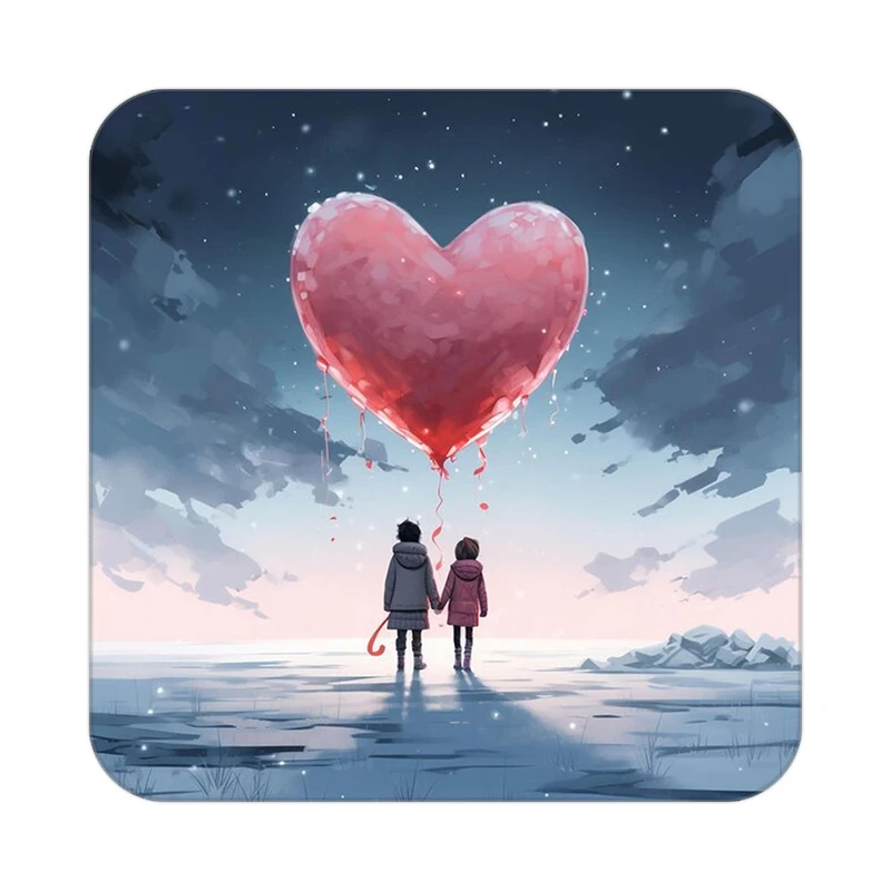 زیر لیوانی کاکتی مدل عاشقانه کد mp11249