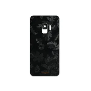 MAHOOT Black-Wildflower Cover Sticker for Samsung Galaxy S9