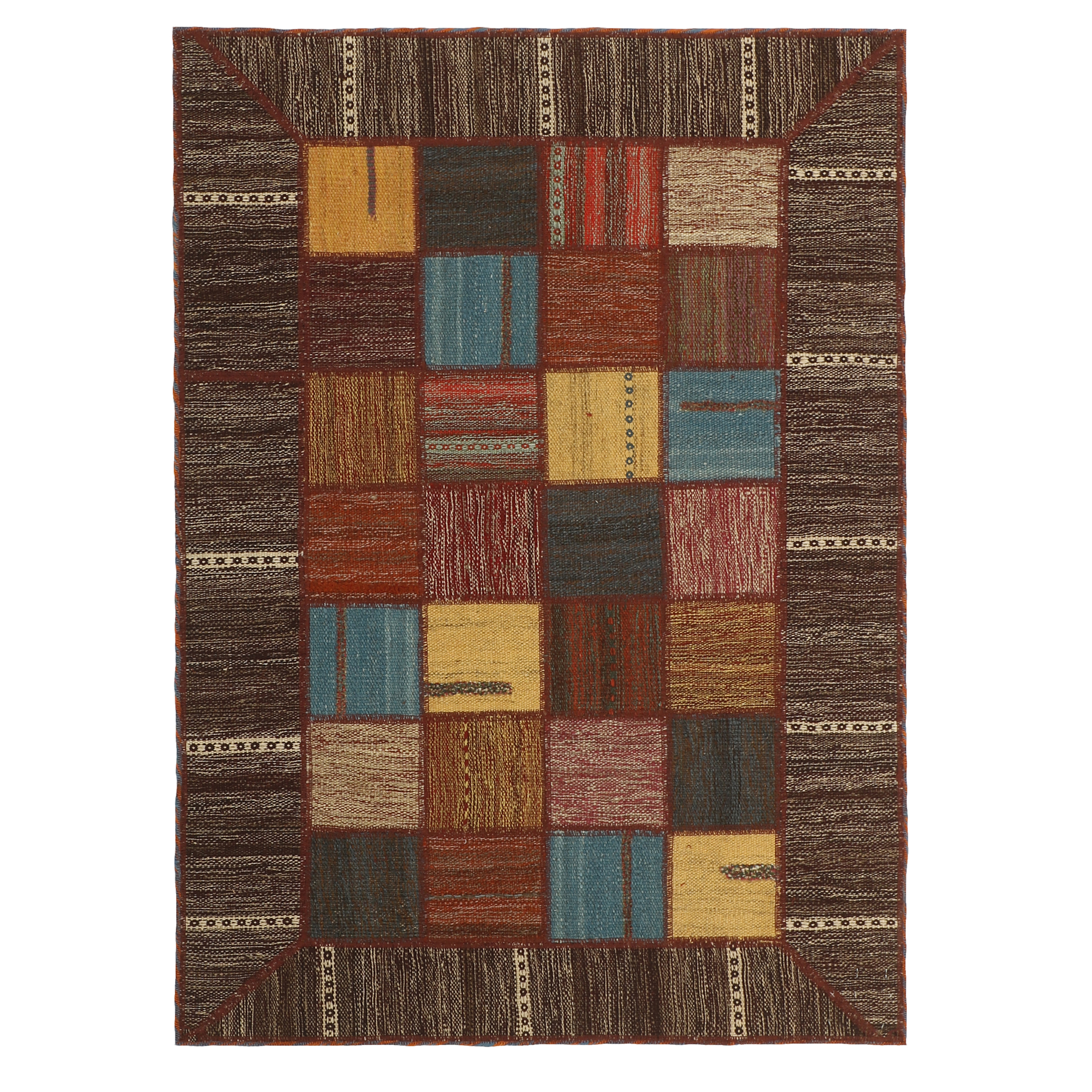 کلاژ گلیم دستبافت یک متری مدل e012 کد 520312