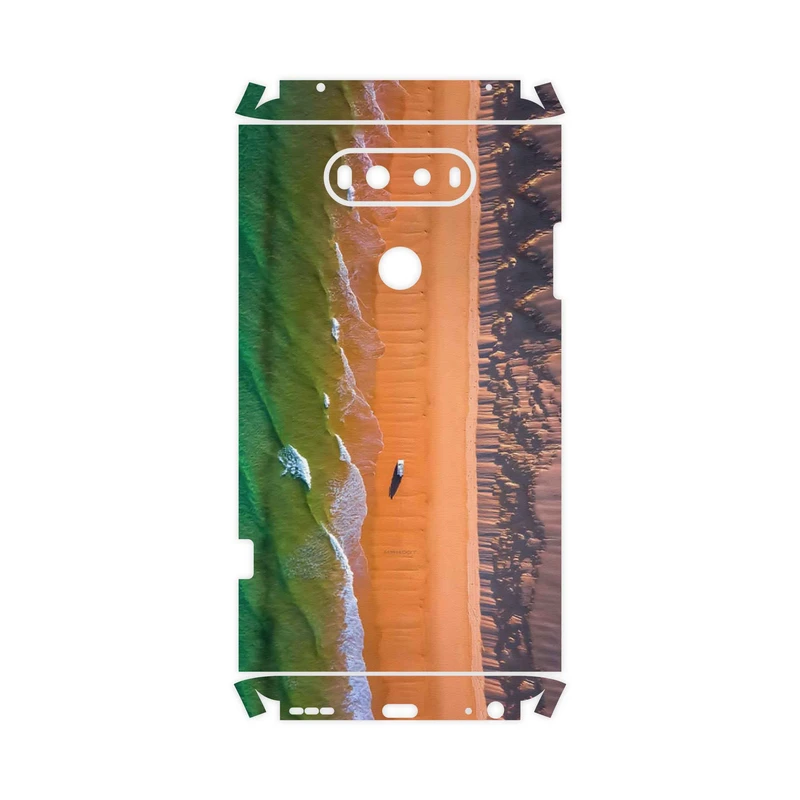 برچسب پوششی ماهوت مدل Beach and Green Sea-FullSkin مناسب برای گوشی موبایل ال جی V20