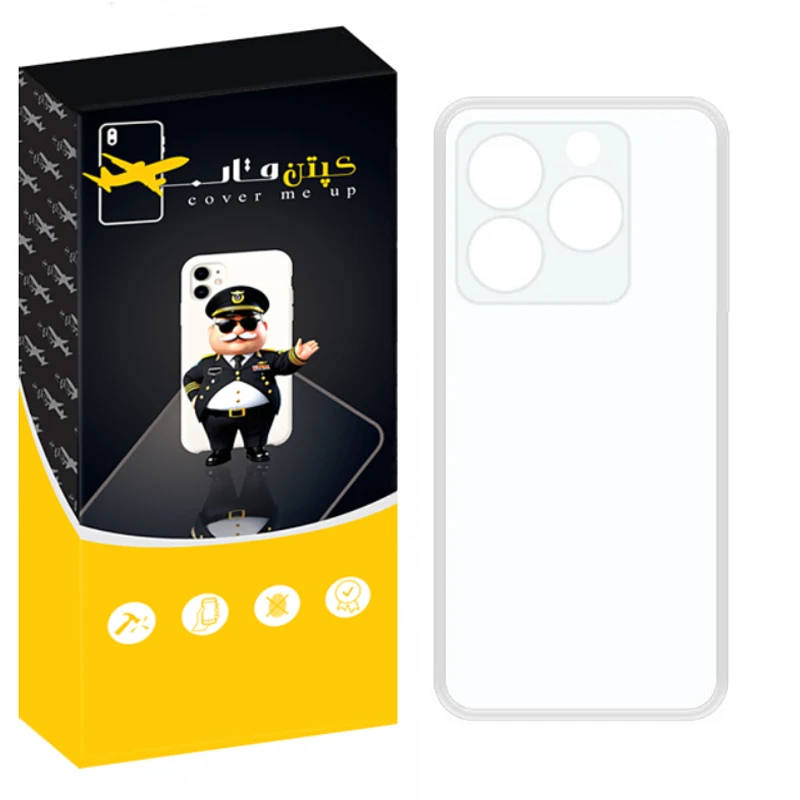 کاور کپتن قاب مدل Crystal مناسب برای گوشی موبایل ریلمی C61