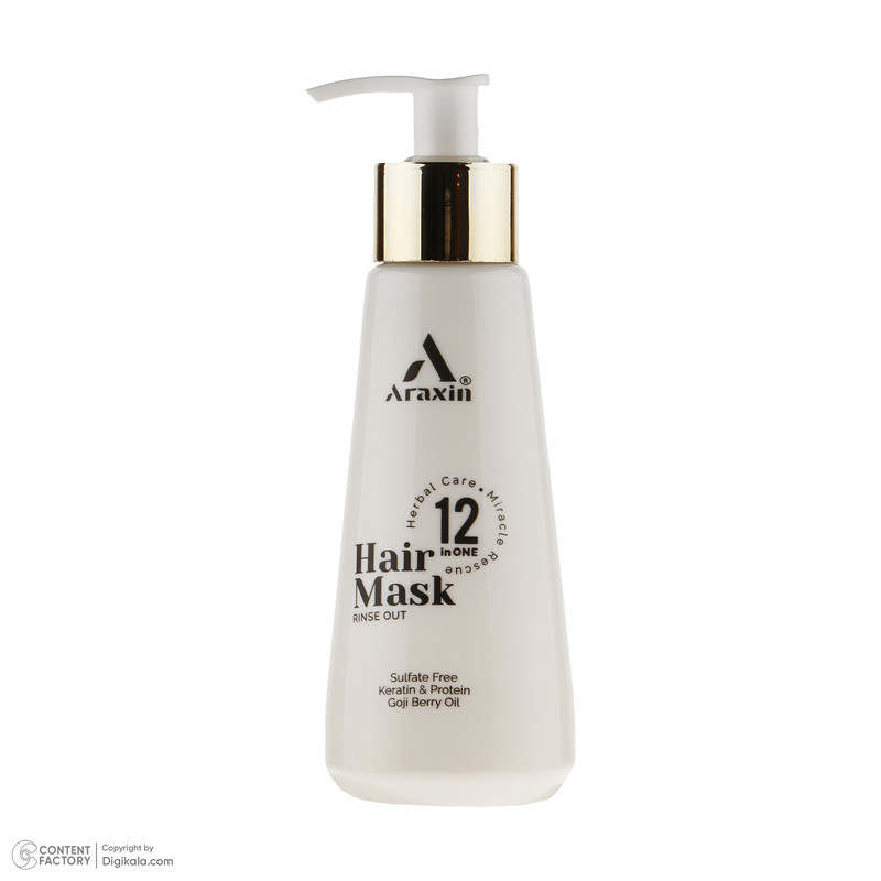 ماسک مو آراکسین مدل 12in one مناسب برای انواع مو حجم 175 میلی لیتر