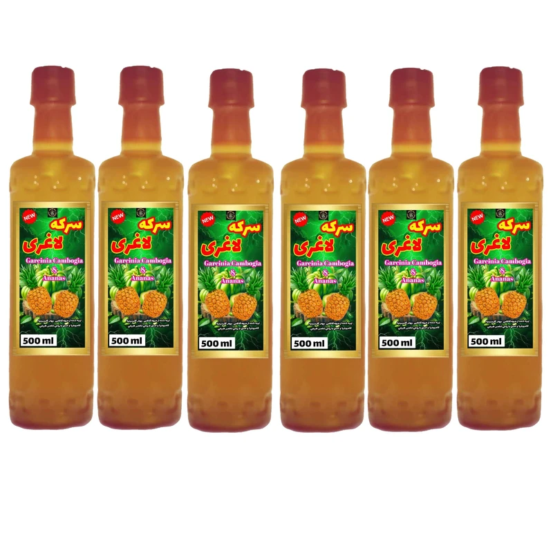 سرکه گارسینیا کامبوجیا آناناس سرکه سرا - 500 میلی لیتر بسته 6 عددی