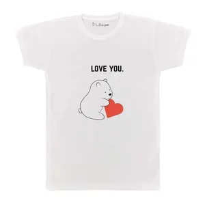 تی شرت بچگانه پرمانه طرح خرس های کله فندقی کد pmt.5602