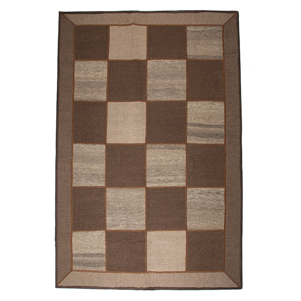 گلیم دستبافت 4 متری ساده کارپت مدل چهل تکه کد 51100042